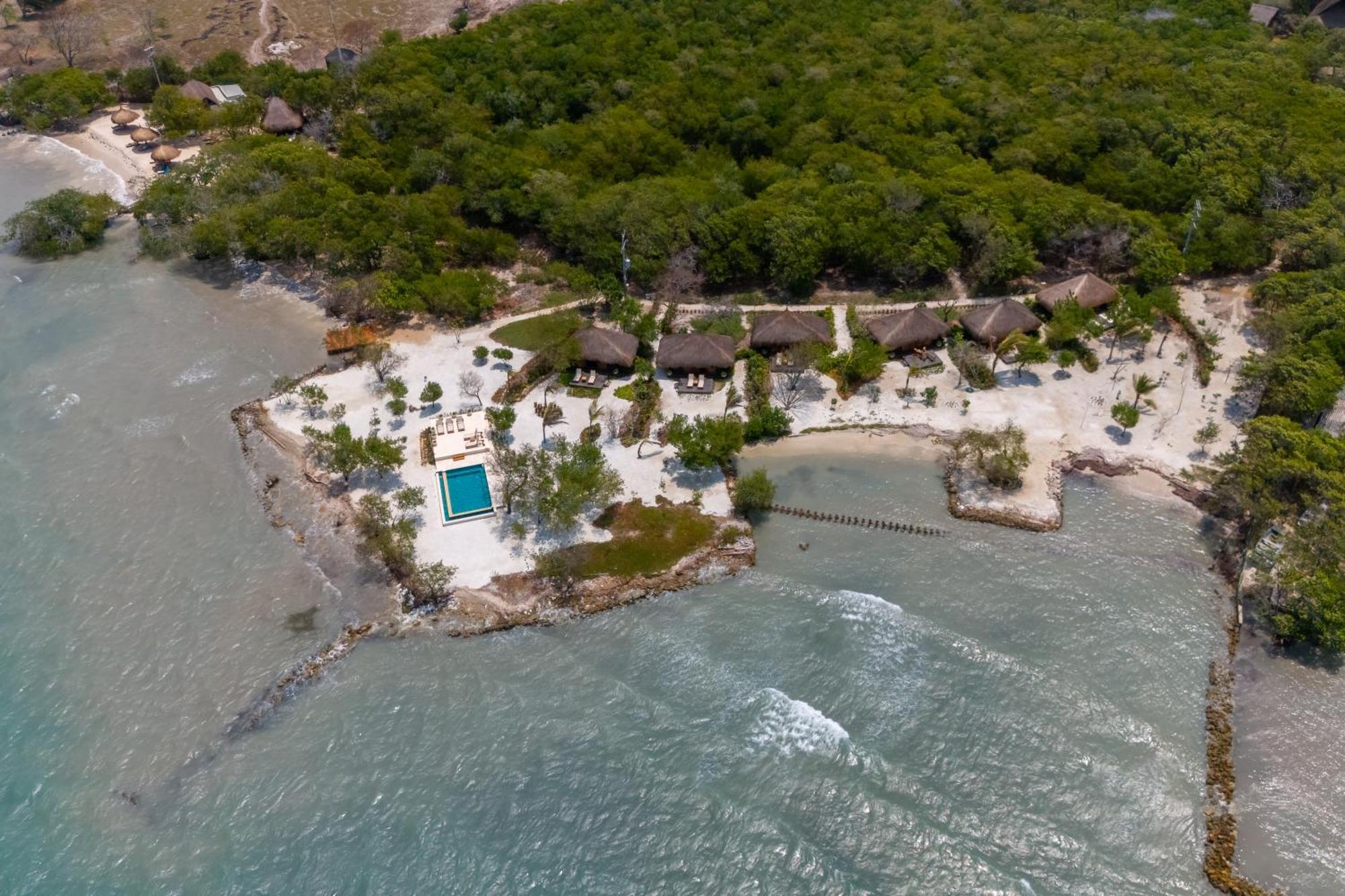 Acasi Rustic Beach Isla Barú Buitenkant foto