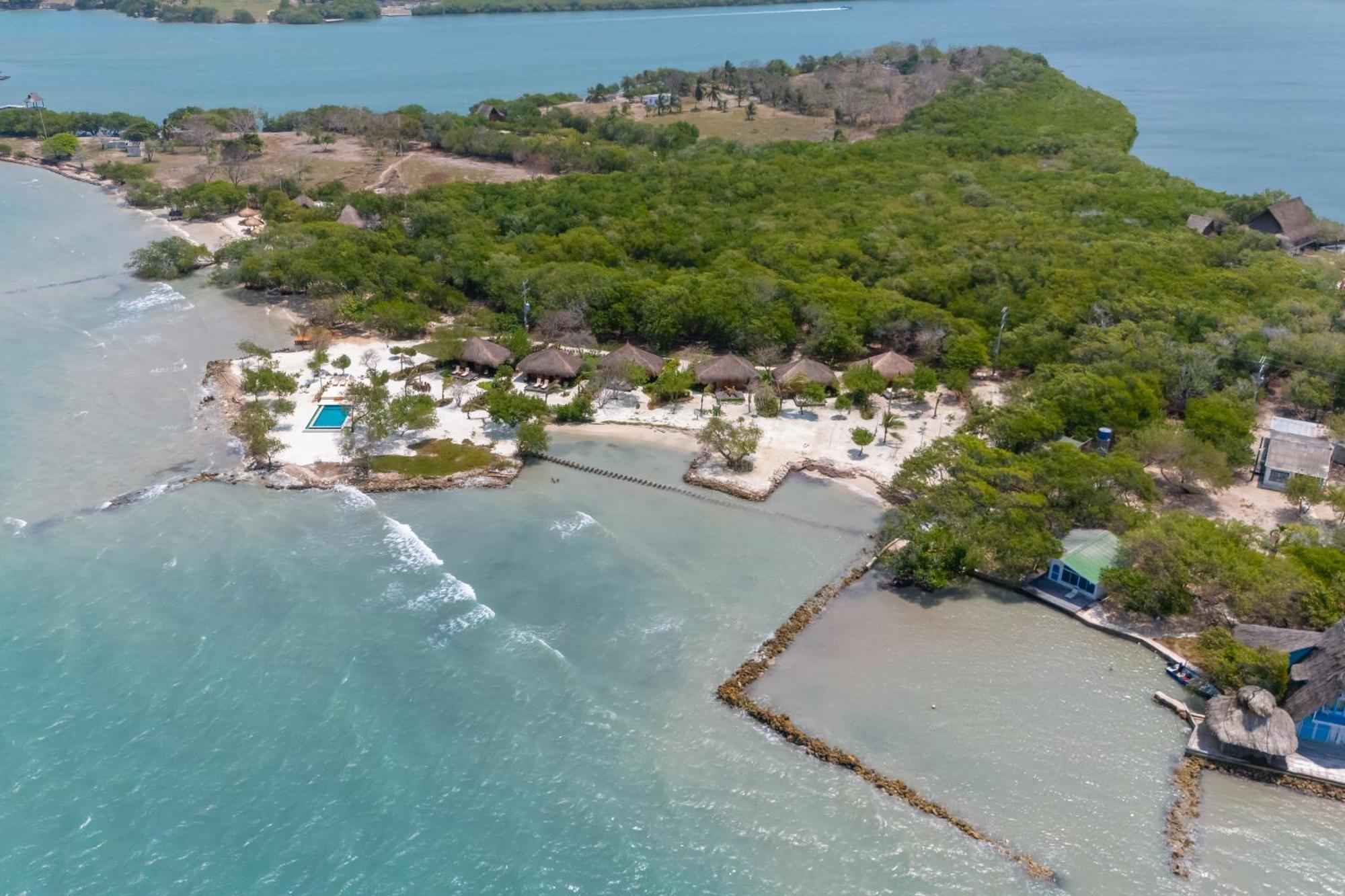 Acasi Rustic Beach Isla Barú Buitenkant foto